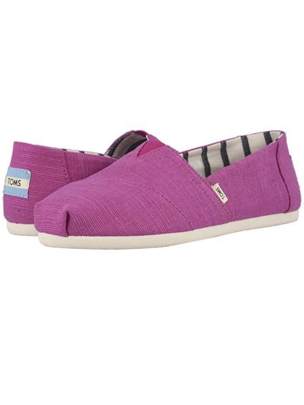 Toms Women's Slip-On Flats in Bright Magenta